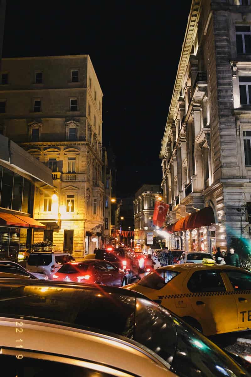 Gece Taksi yolculuk detayı